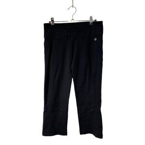 Lululemon Wide Leg Capri Shorts Leggings Black